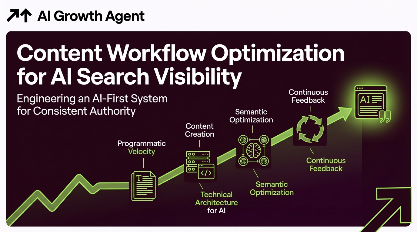 Content Workflow Optimization for AI Search Visibility
