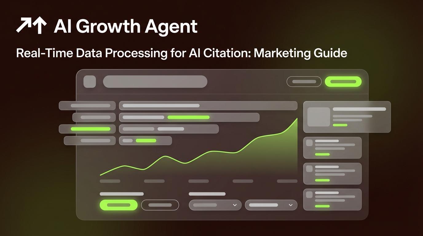 Real-Time Data Processing for AI Citation: Marketing Guide